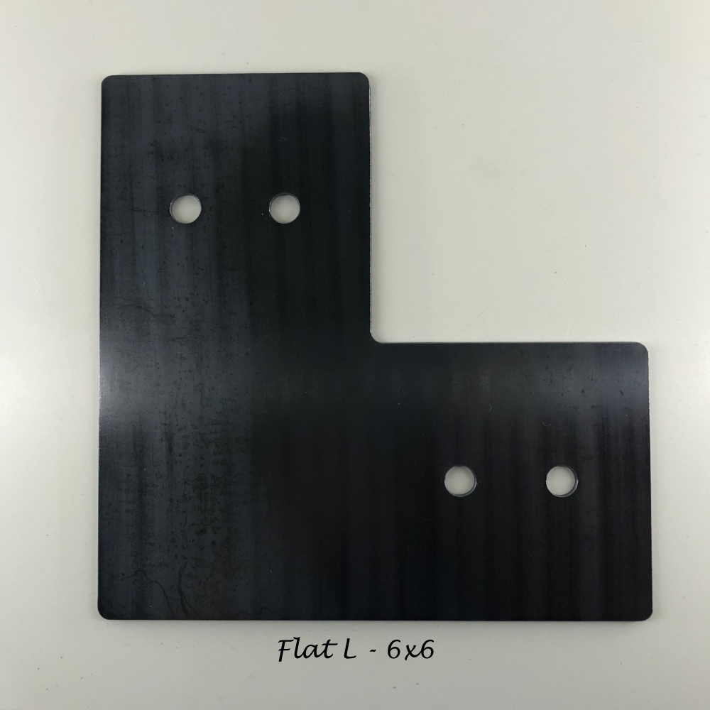 PostHugger™ Flat L Brackets For 6 x 6 Posts